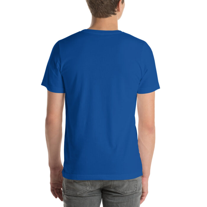 Unisex Staple T Shirt True Royal Back 6781742e0a735.jpg
