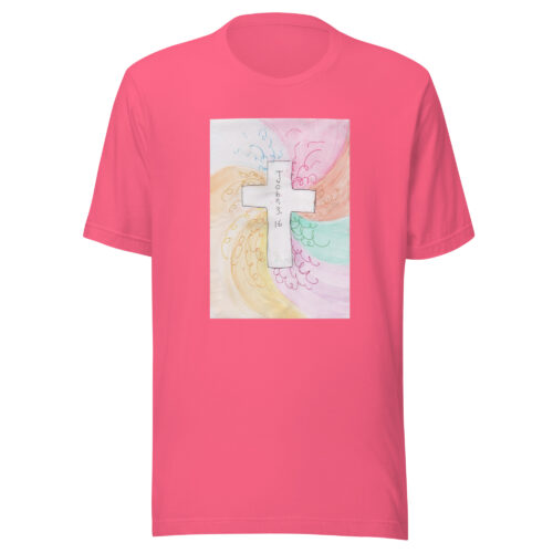 Unisex Staple T Shirt Charity Pink Front 6aade353441fb 1.jpg