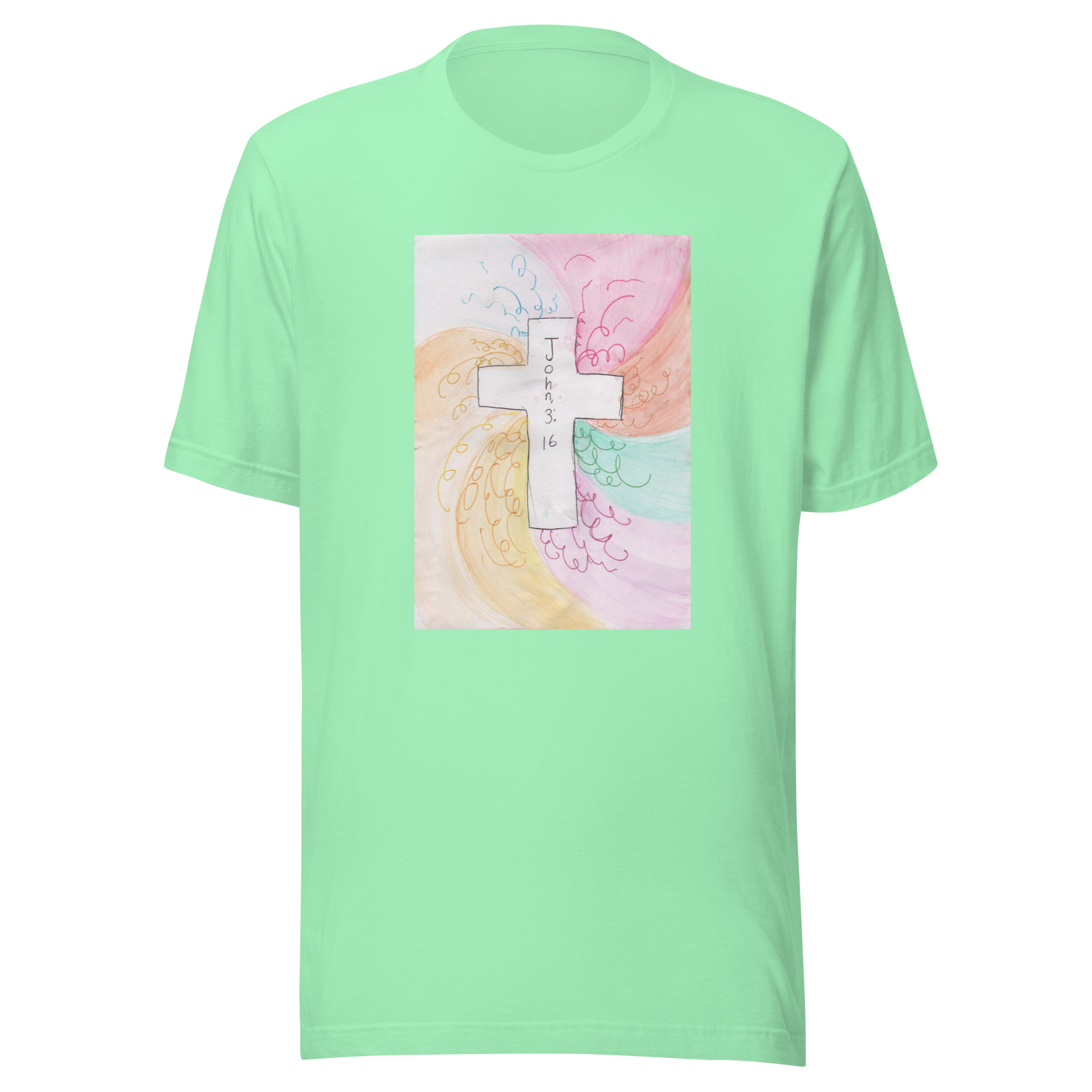 Unisex Staple T Shirt Mint Front 6aade353442a4 1.jpg
