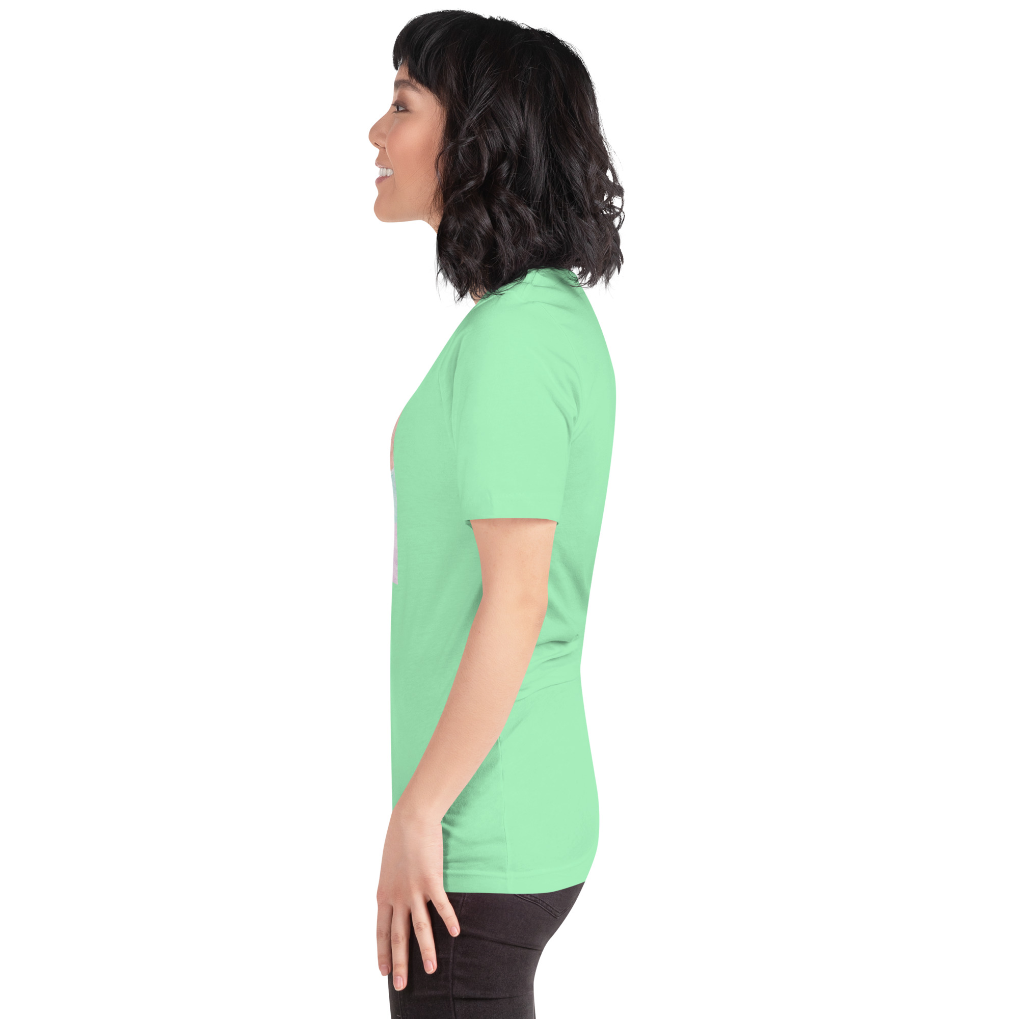 Unisex Staple T Shirt Mint Left 6aade35341374.jpg
