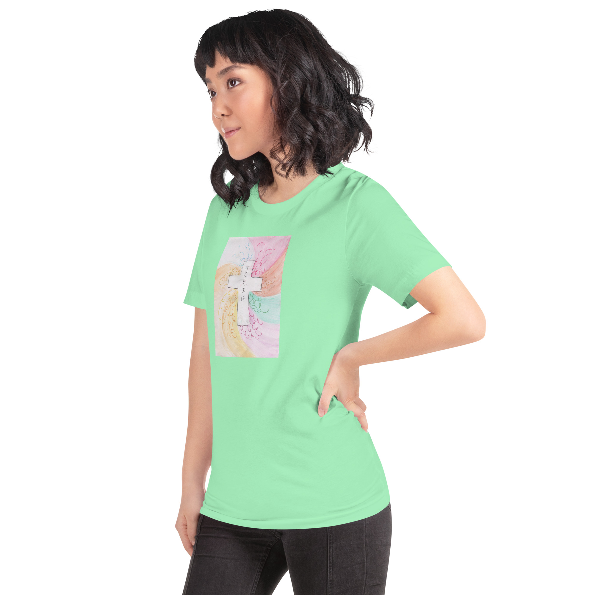 Unisex Staple T Shirt Mint Left Front 6aade35341f97.jpg